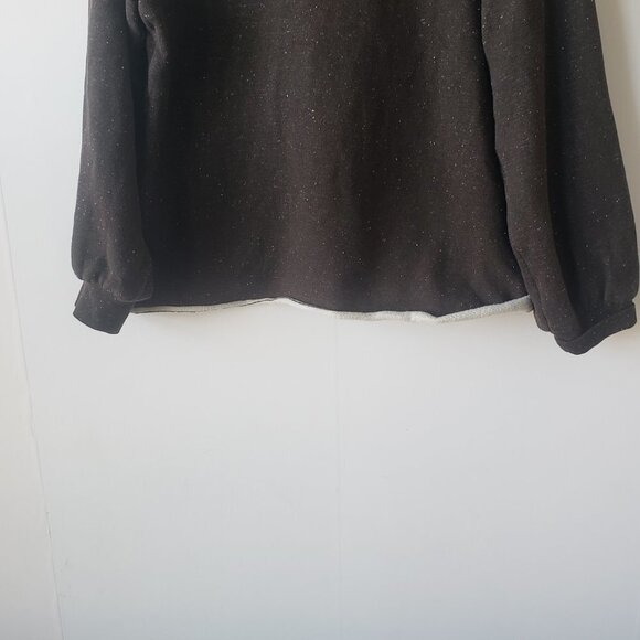 madewell MWL Betterterry Relaxed Turtleneck Sweatshirt size S - Picture 4 of 7